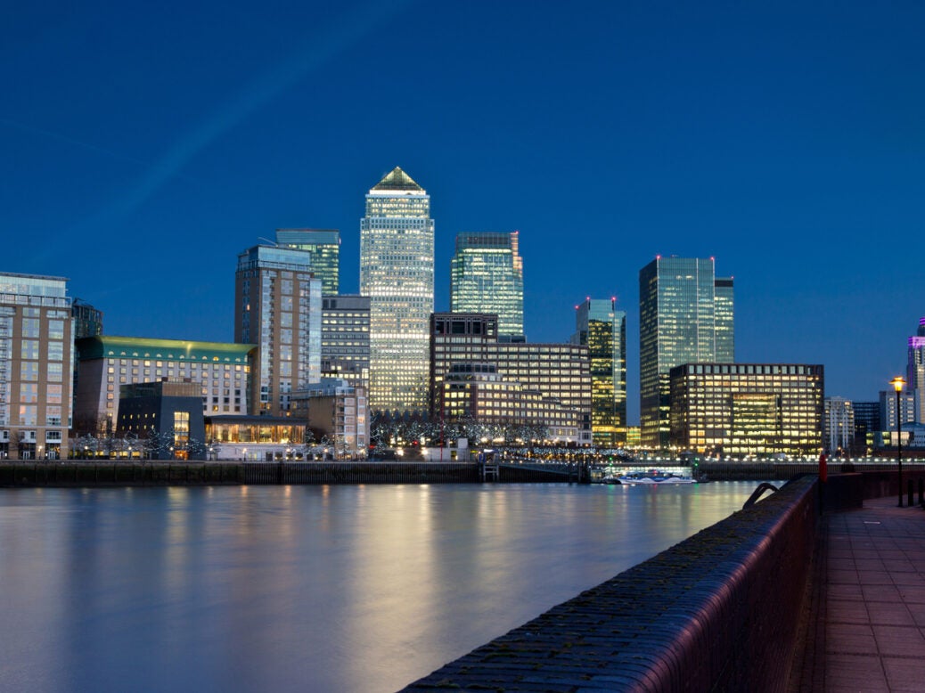 Canary Wharf skyline
