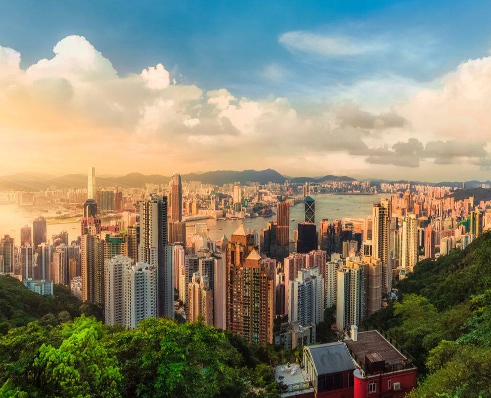 Skyline of Hong Kong